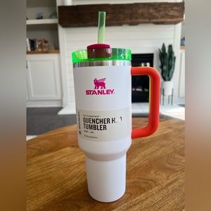 NWT Stanley White Neon 40oz Tumbler